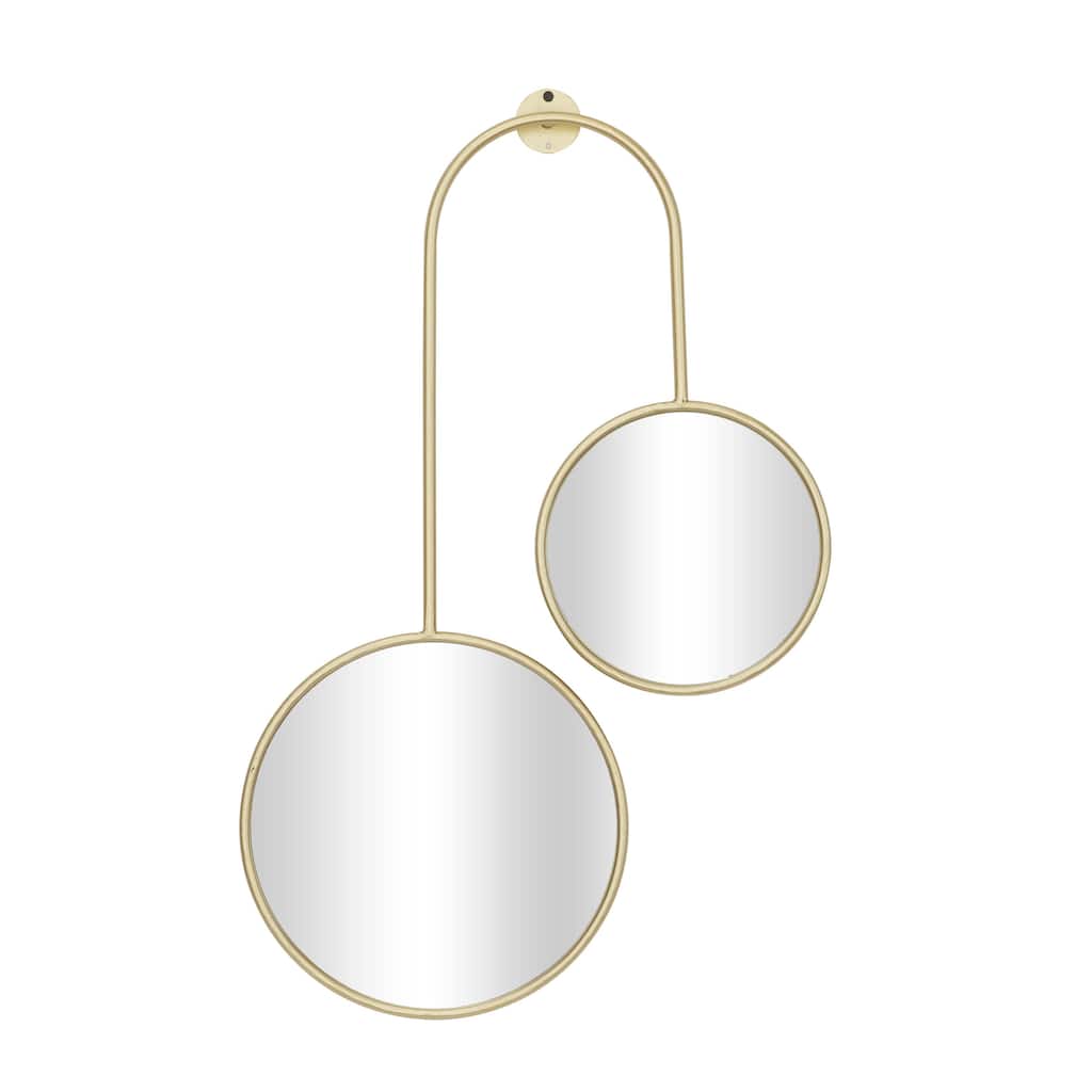 Metal Room Wall Mirror - Gold - CosmoLiving by Cosmopolitan