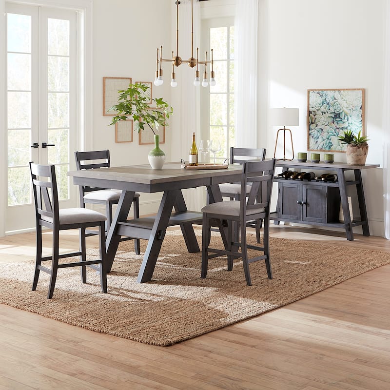 Liberty Furniture Lawson 5 Piece Gathering Table Set for Dining Room