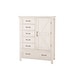 preview thumbnail 1 of 0, Westfield 44" Wide Traditional Chifforobe, Brushed White