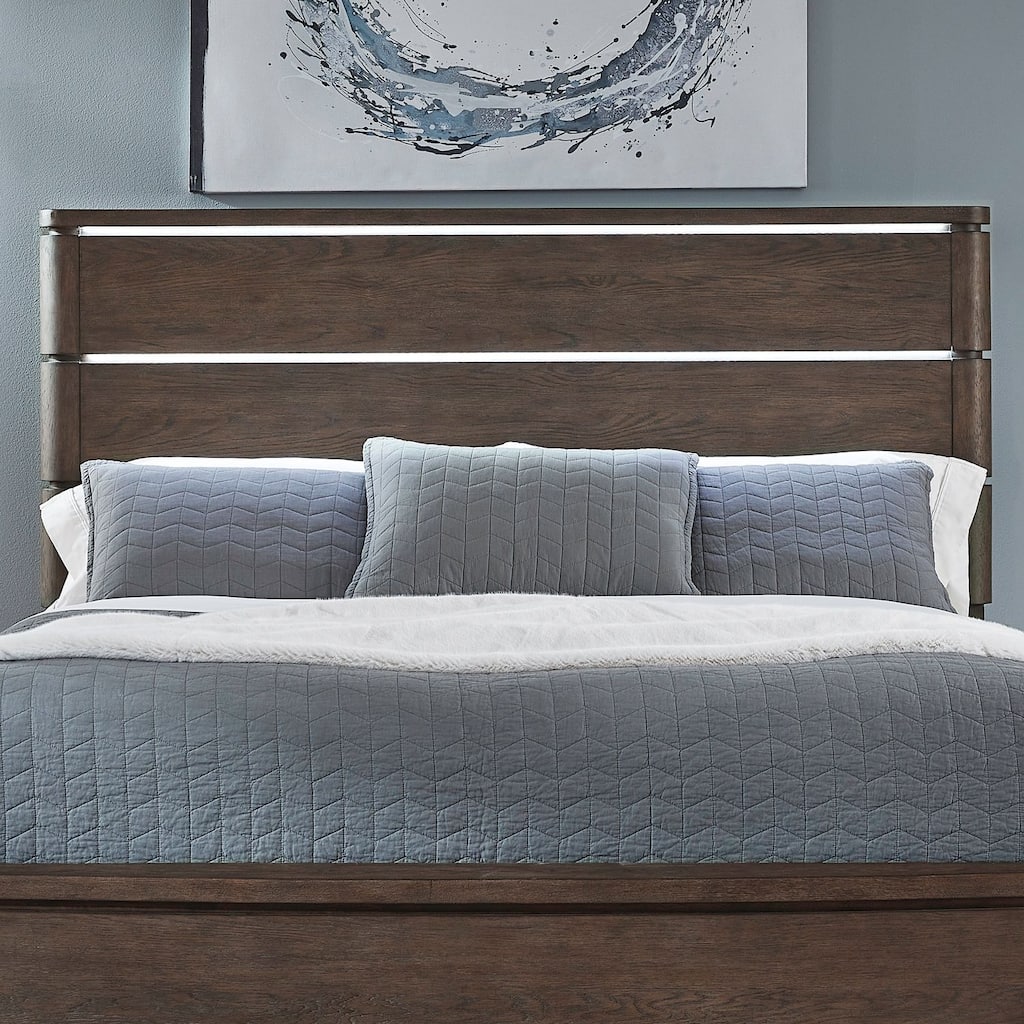 Liberty Furniture Cascade Falls LED Panel Bed Headboard - King or Queen
