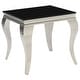 preview thumbnail 1 of 4, Carone Modern Classics Square End Table Chrome Black