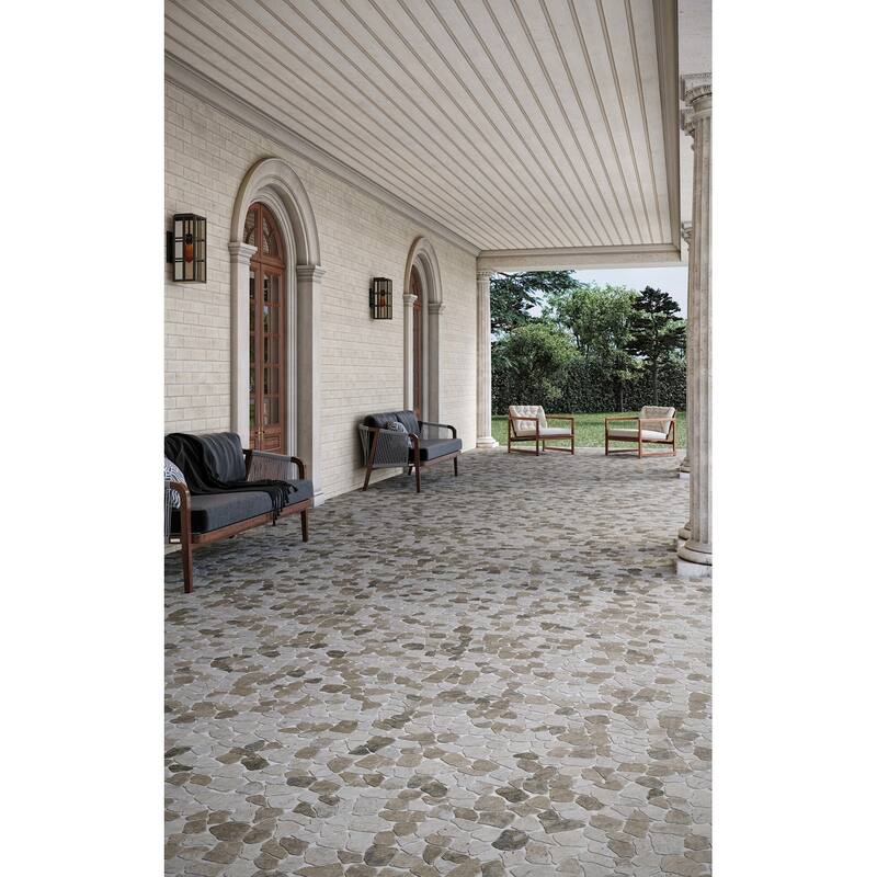 Cruz Bay Studio MKT3023 Full Eclectic - 18" x 18" Pebble and Rock
