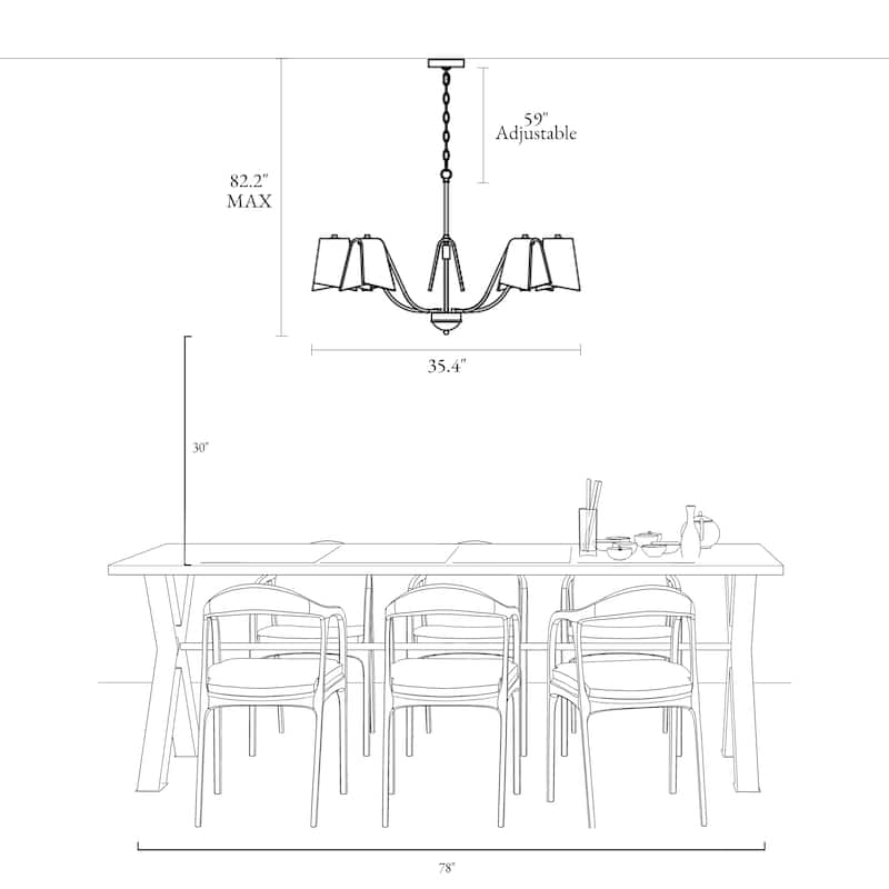 Modern Gold 8-Light Wheel Chandelier Smoky Grey Glass Lights for Dining Living Room - 35.4" Dia. x 21.2" H