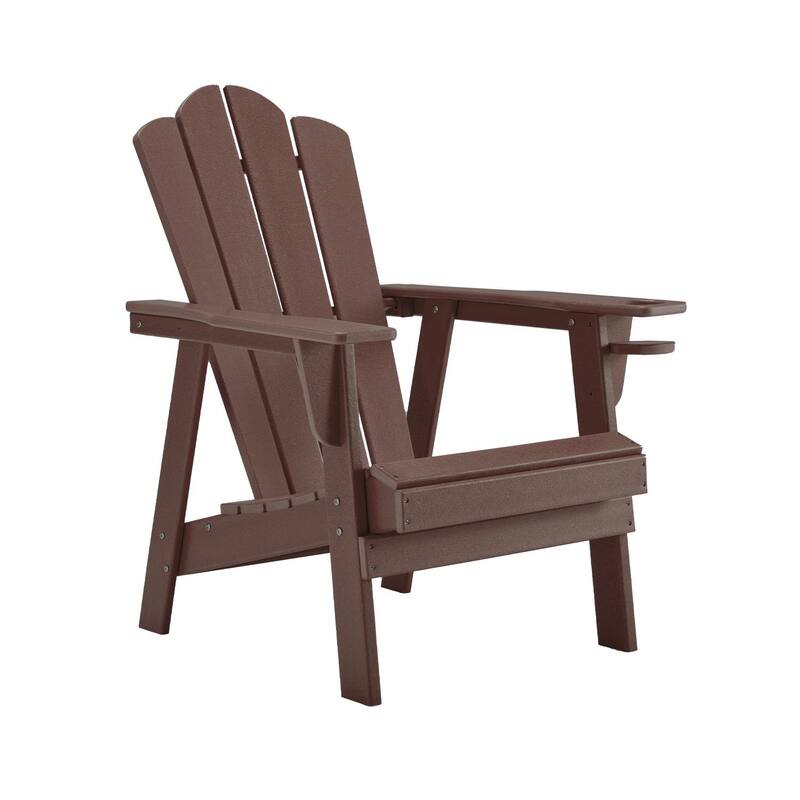 EROMMY Durable Adirondack Chair,Patio Chairs, Fire Pit Chairs, All-Weather Resistant, Suitable for Backyard, Patio, Camping