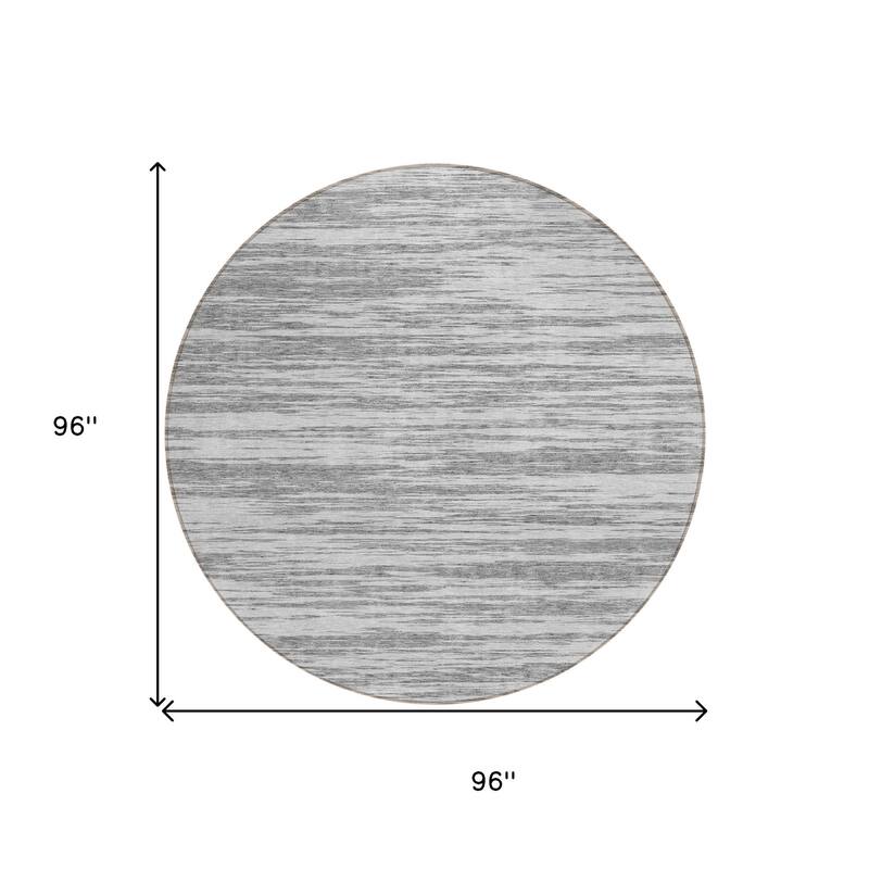 HomeRoots Abstract Modern Rectangle Outdoor Rug