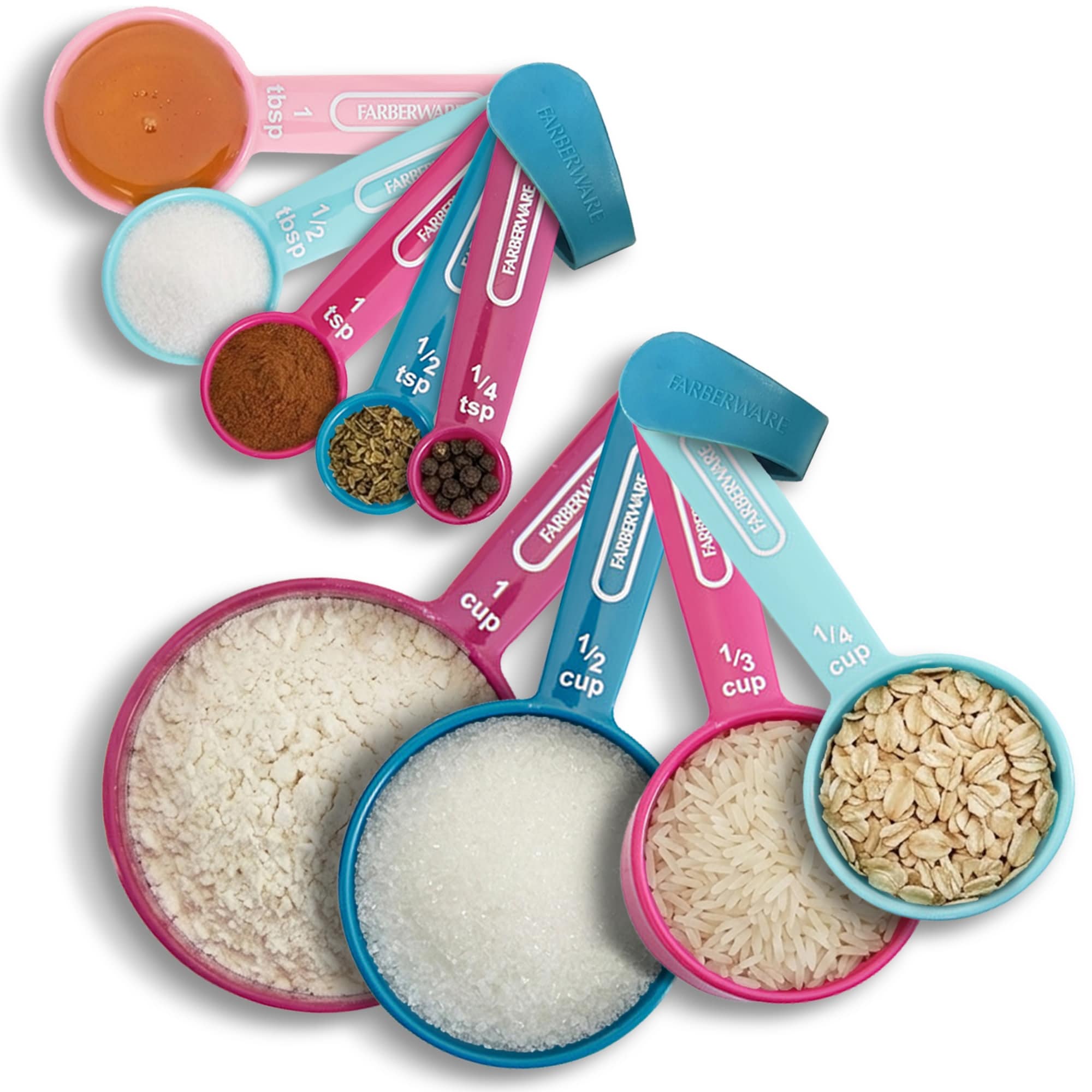 Farberware Measuring Cup and Spoon Set - 5 spoons and 4 cup