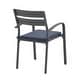 preview thumbnail 26 of 45, Outdoor Stackable Aluminum Dining Chair with Cushion (Set of 4)