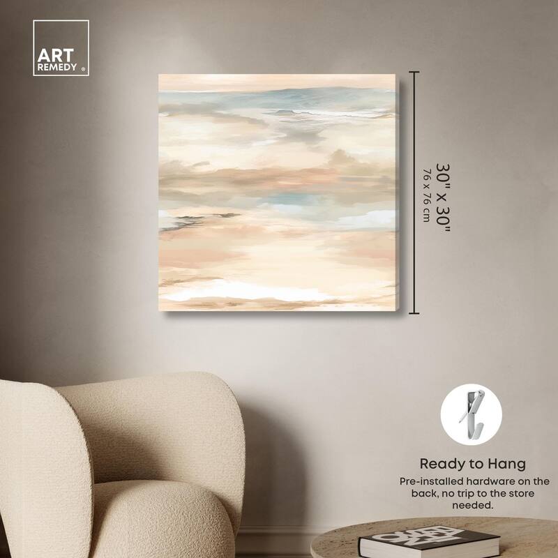 Roseate Skyfall I Canvas by Art Remedy, Gallery Wrapped