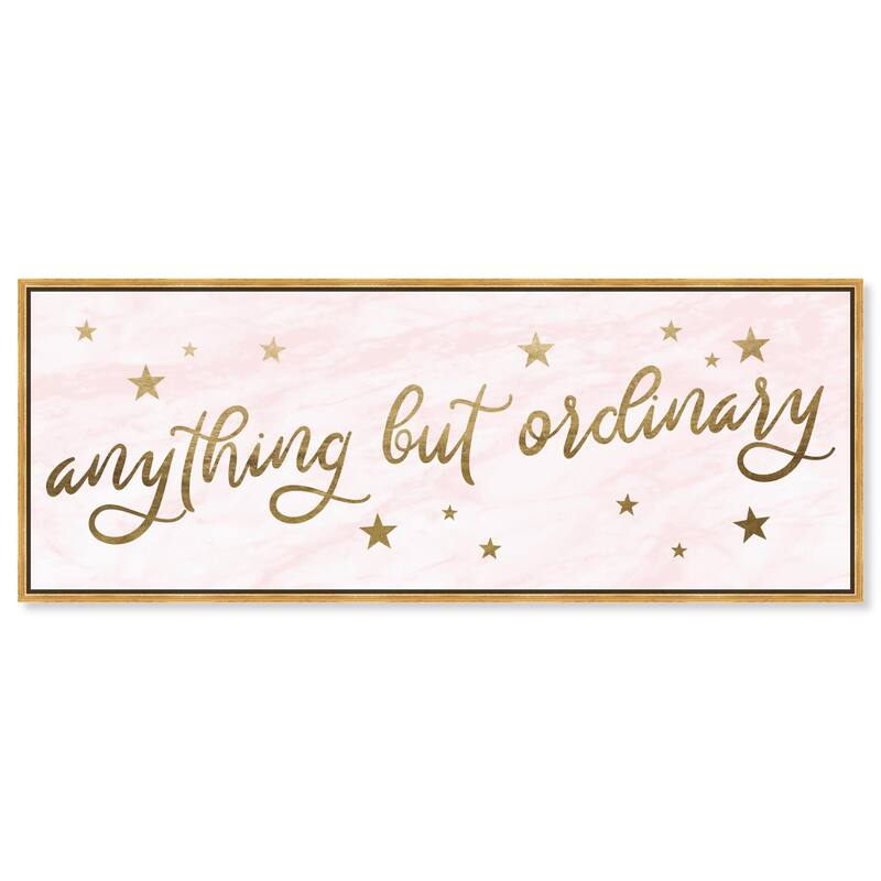 Ordinary Gold Panoramic Canvas by Art Remedy - Gold - 54" x 20"