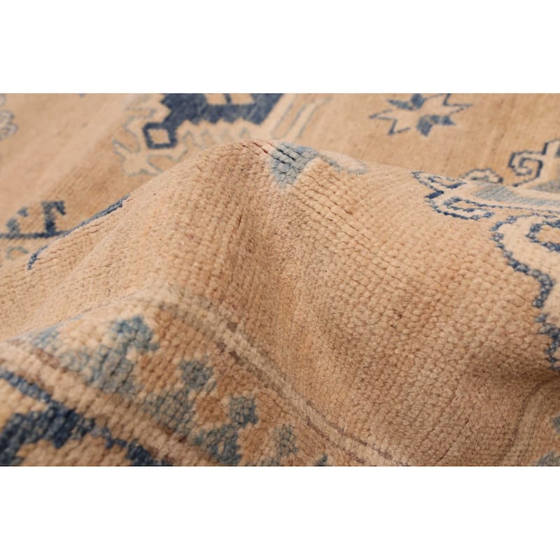 ECARPETGALLERY Hand-knotted Finest Ghazni Brown Wool Rug - 9'10 x 13'11