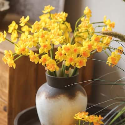 RusticReach Faux Daffodil Bundle 24" Tall
