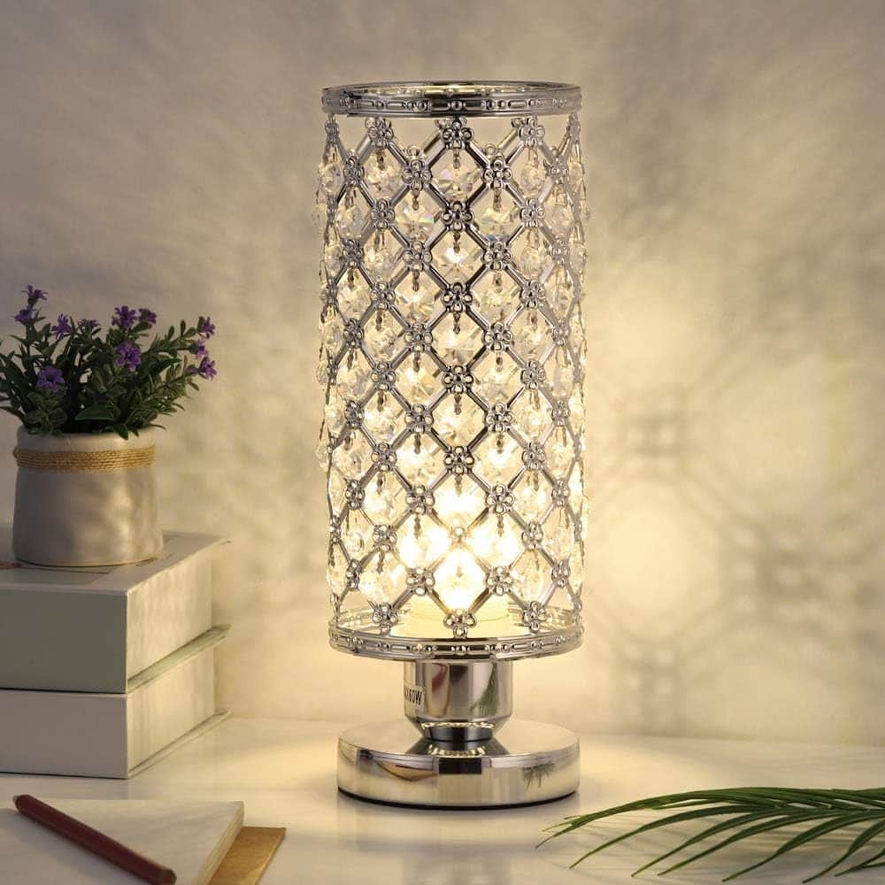 Small Decorative Crystal Table Lamp - 1-PCS