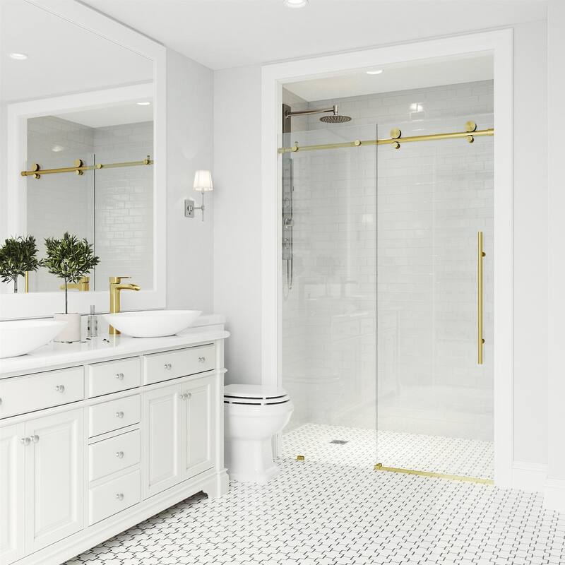 VIGO Elan E-Class Frameless Sliding Shower Door
