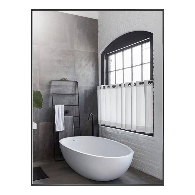 Metal Framed Rectangle Bathroom Vanity Mirror Wall Mirror