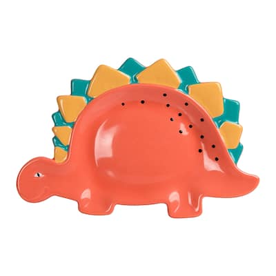 Dinosaur Soap Dish - Multi - 0.98'' x 3.94'' x 3.94''