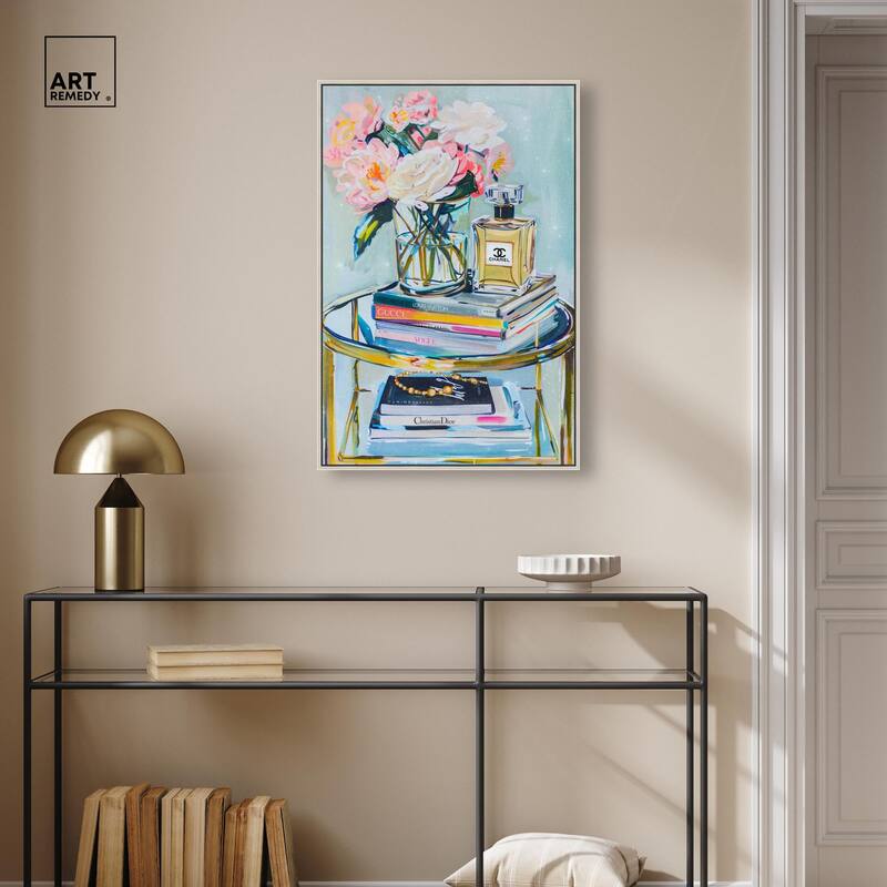 Glass Stand Glam Canvas by Art Remedy