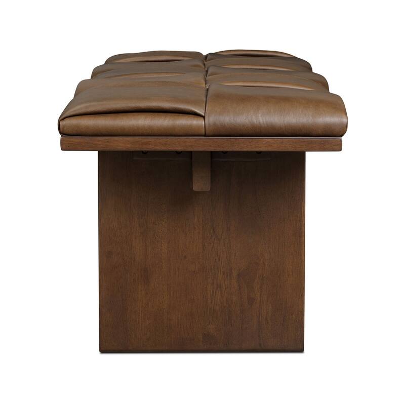 Poly & Bark Lapua 55" Leather Bench