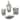 Nicole Miller Bijou 4-Piece Bath Accessory Set