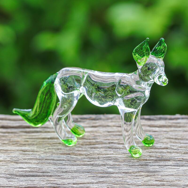 Novica Handmade Glass Figurine
