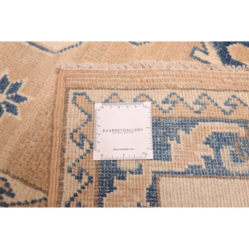 ECARPETGALLERY Hand-knotted Finest Ghazni Tan Wool Rug - 8'3 x 11'7