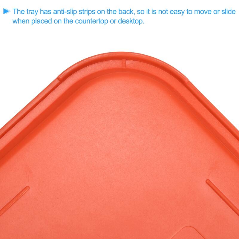 14" x 18" Plastic Fast Food Trays Bulk Rectangular Serving Trays