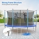 preview thumbnail 11 of 18, Trampoline with Enclosure, Ladder, Recreational Trampolines