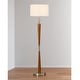 preview thumbnail 6 of 7, HOMEGLAM Century 61"H Wood Floor lamp