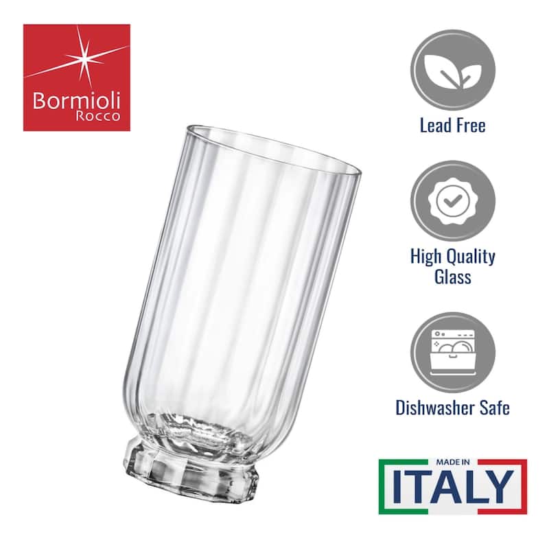 Bormioli Rocco Set of 4 Florian Highball Glasses
