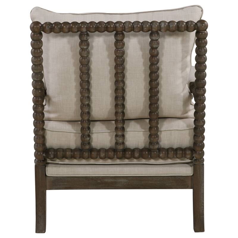 Blanchett Upholstered Bobbin Accent Chair