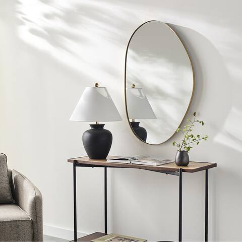 Rexfor Abstract Framed Wall Mirror