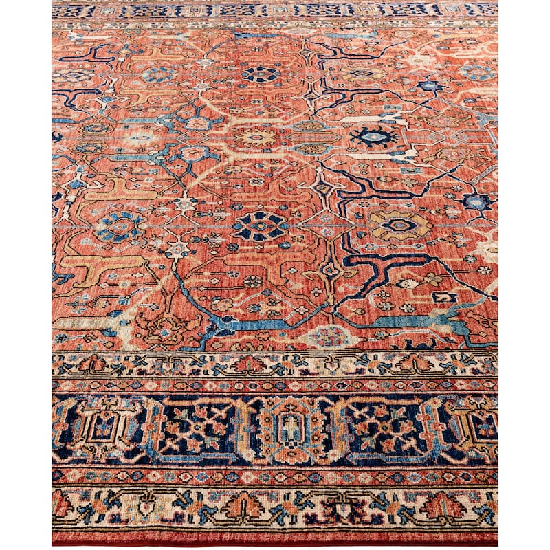 Serapi One-of-a-Kind Hand-Knotted Area Rug - Red - 8' 3" x 10' 0"