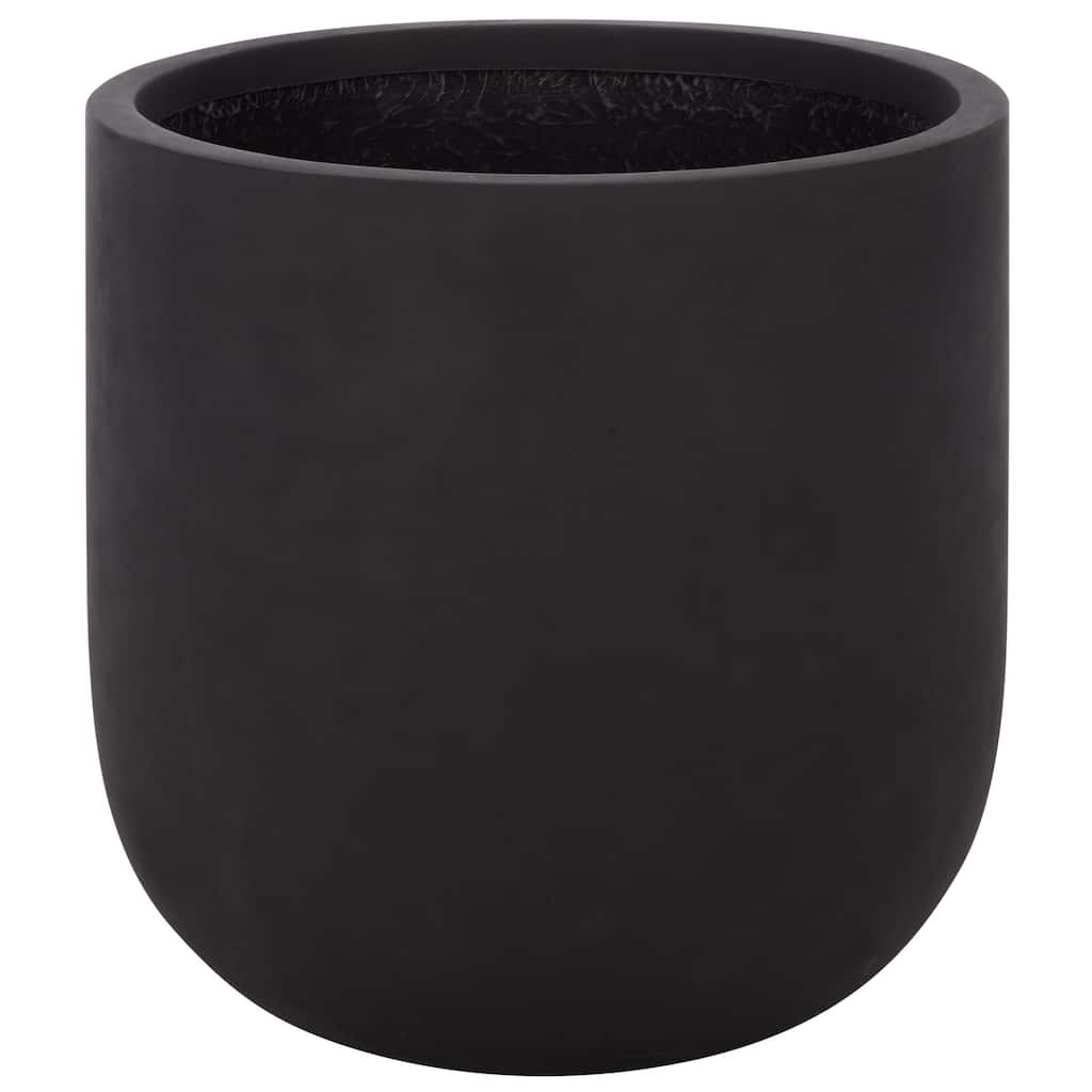 SAFAVIEH Outdoor Patio Furniture Ethan Low Wide Planter Pot with Drainage - 22"W x 22"D x 22"H