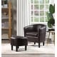 preview thumbnail 1 of 34, Carson Carrington Home Macedon Accent Chair with Ottoman