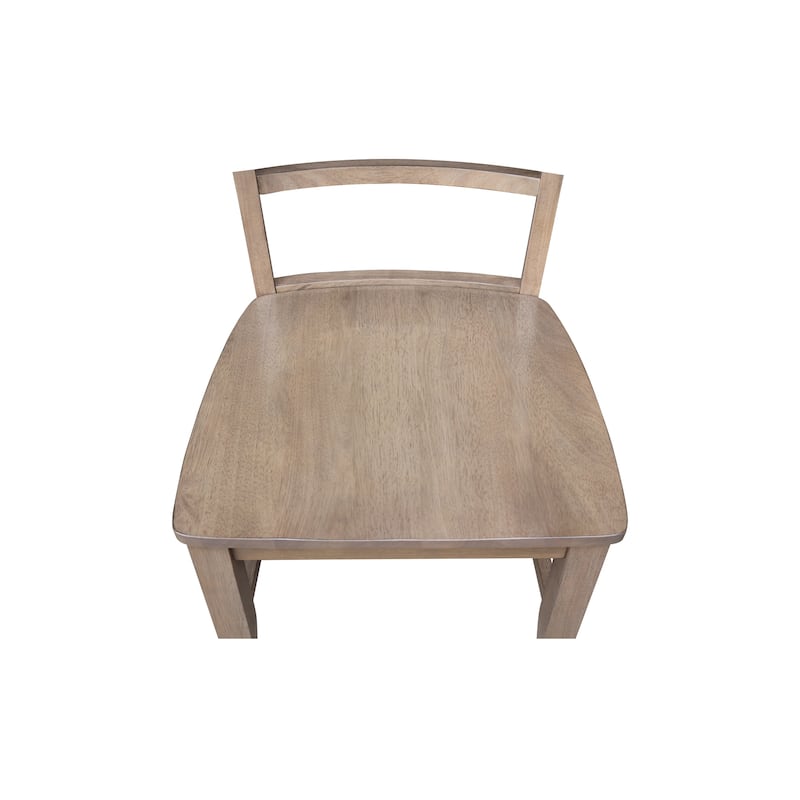 Soma Solid Wood Ladderback Chairs Set of 2