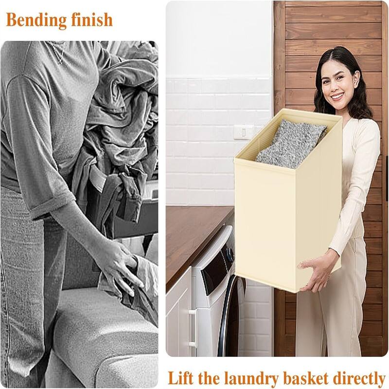 Tilt Out Laundry Hamper Freestanding Clothes Basket Shelf - 41.54"L x 15.16"W x 4.72"H