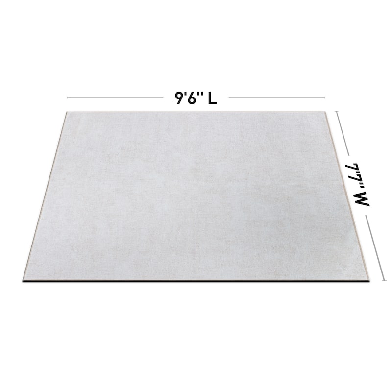 Contemporary Solid Machine Washable Area Rug
