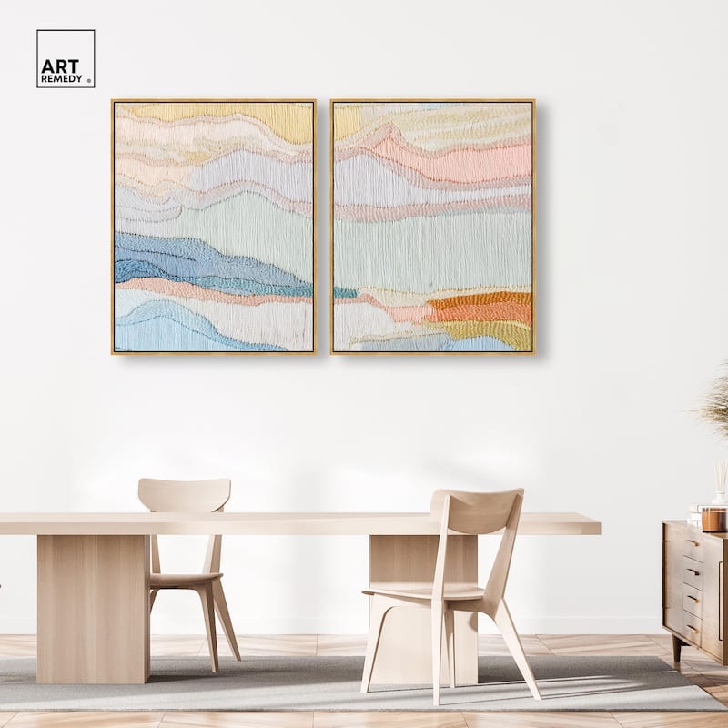 Gentle Breeze II Canvas Set of 2 by Art Remedy
