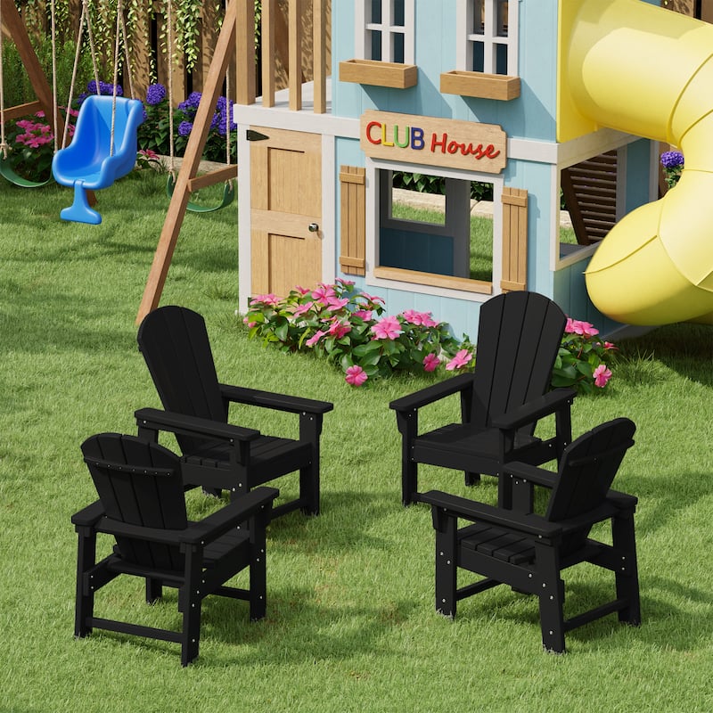 Laguna Kids Outdoor Poly Adirondack Chair (Set of 4)
