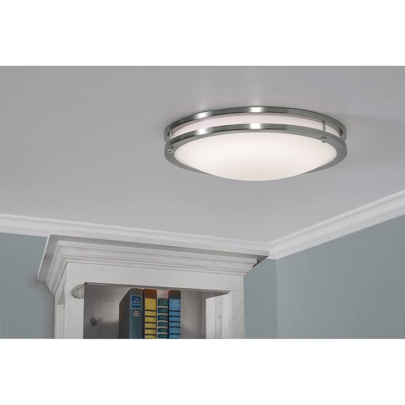 AFX CAF14L5AJUD Carlisle 14" Wide LED Flush Mount Bowl Ceiling Fixture
