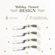 preview thumbnail 3 of 12, Spode Set of 4V Christmas Tree Spreaders - 4.75" L