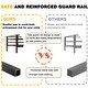 preview thumbnail 6 of 20, Adam Sturdy Twin Over Twin Metal Bunk Bed, White Frame, Low Profile, Safe Climbing with Stable Ladder, for Kids & Adults