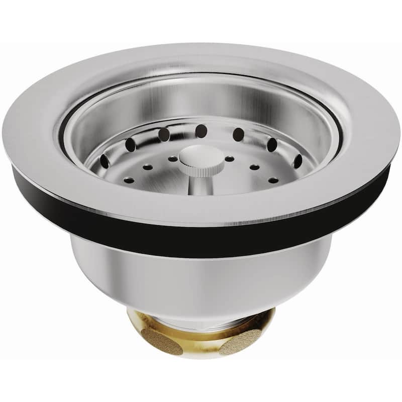 Jones Stephens S14006 Stainless Steel Basket Strainer with Shallow Cup - Stainless Steel - Stainless Steel