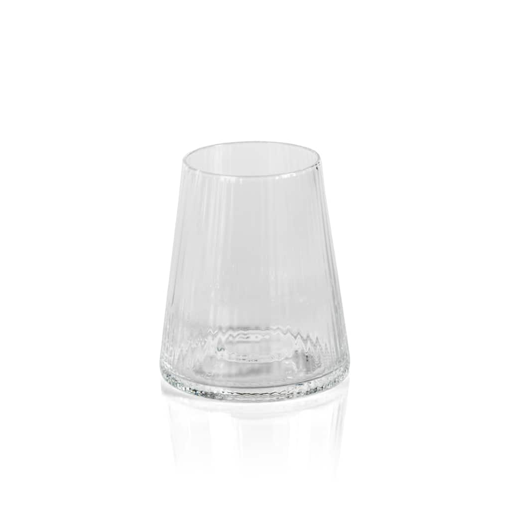 Benin Taper Up Textured All Purpose Glasses, Set of 4
