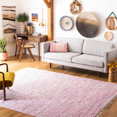 SAFAVIEH Handmade Rag Rug Arabelle Stripe Cotton Rug