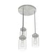 preview thumbnail 10 of 16, Hunter Devon Park 3-Light Round Cluster Pendant - Kitchen Island, Dining Room, Entry - Farmhouse, Rustic