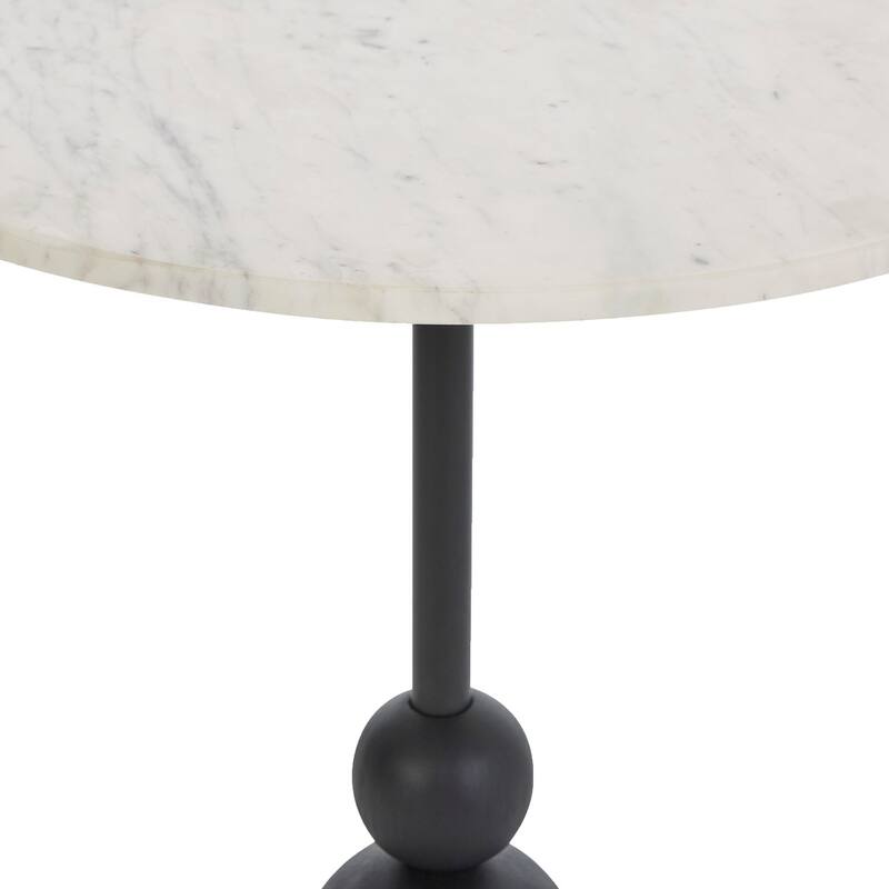 Renwil Corrine Aluminum Side Table, Matte Black