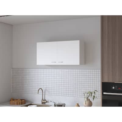 Oklahoma Wall Cabinet in melamine, Two Doors