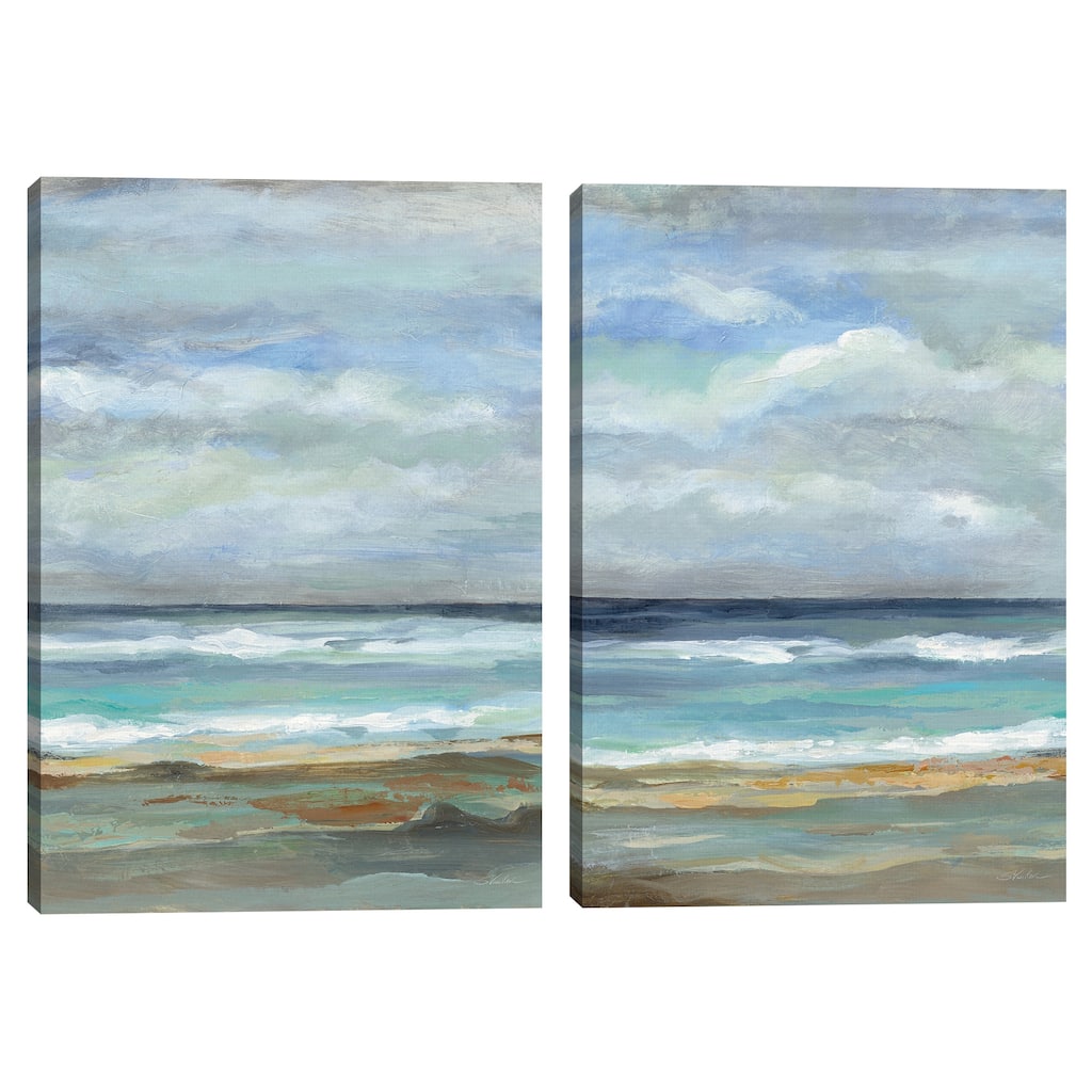 Seashore VII, Seashore VIII by Silvia Vassileva Canvas Art Prints