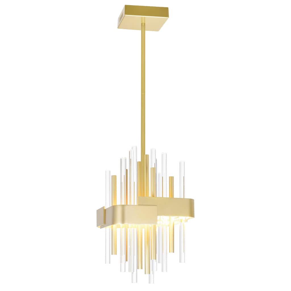 Millipede Integrated LED Satin Gold Mini Pendant - Satin Gold