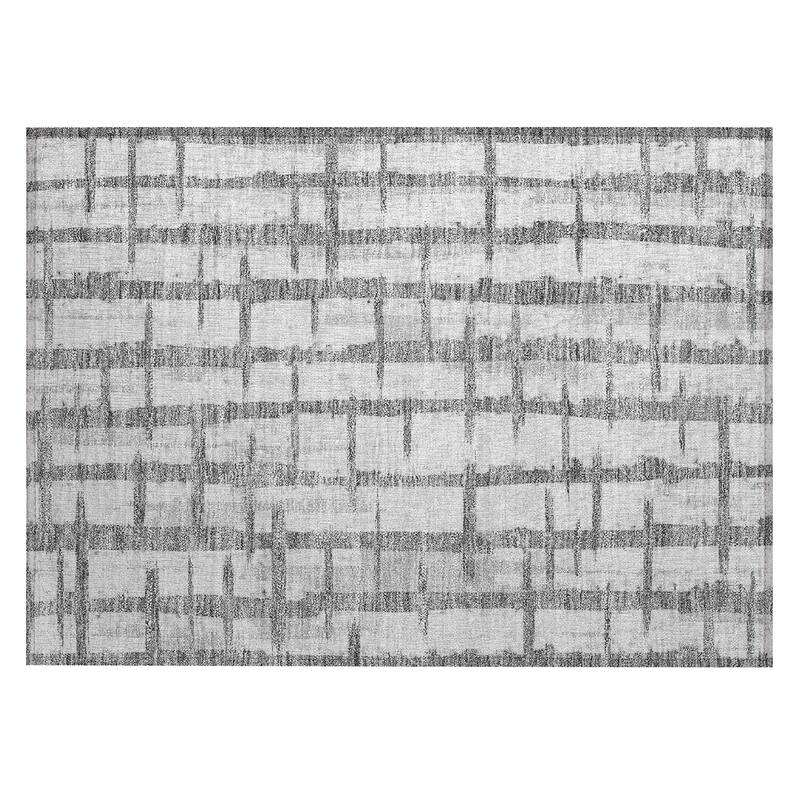 Machine Washable Indoor/ Outdoor Chantille Contemporary Rug